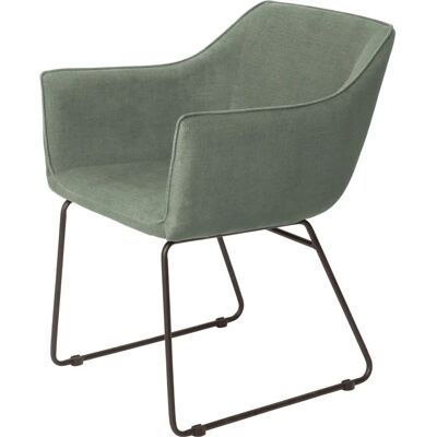 TOM TAILOR HOME Samtarmstuhl - 2er-Set, Grün, Metallrahmen TOM TAILOR HOME Samtarmstuhl - 2er-Set, Grün, Metallrahmen