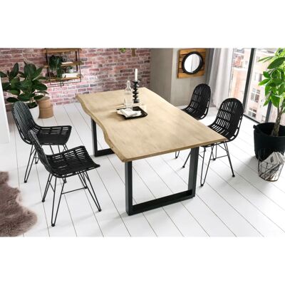 SIT Tops&Tables Rechteckiger Esstisch - 160x85cm Schwarz SIT Tops&Tables Rechteckiger Esstisch - 160x85cm Schwarz