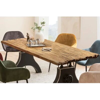 SIT Möbel Gerhard Recyceltes Teak Rechteckiger Esstisch SIT Möbel Gerhard Recyceltes Teak Rechteckiger Esstisch