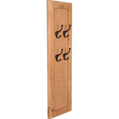 SIT Mango Holz Rattan Garderobenpaneel SIT Mango Holz Rattan Garderobenpaneel