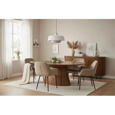 SIT - MANGO NATURAL - Ovaler Sockelfuß - dining table SIT - MANGO NATURAL - Ovaler Sockelfuß - dining table