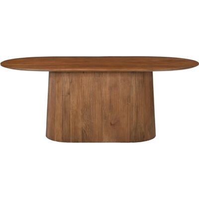 SIT MANGO NATURAL - Naturel - Mango - Oval - Table à manger - Publicité SIT MANGO NATURAL - Naturel - Mango - Oval - Table à manger - Publicité