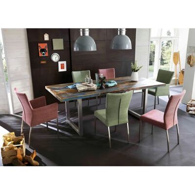SIT Top Esstisch - Recyceltes Holz & Metall - Vintage Stil SIT Top Esstisch - Recyceltes Holz & Metall - Vintage Stil