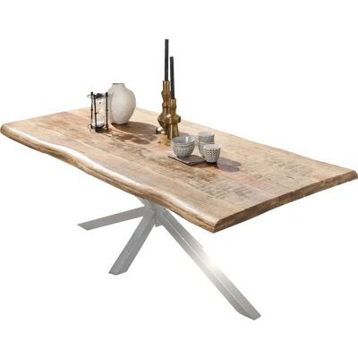 SIT Tops&Tables Rechteckiger Esstisch - Mango Holz, Metallgestell SIT Tops&Tables Rechteckiger Esstisch - Mango Holz, Metallgestell