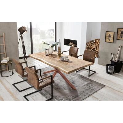 SIT Tops&Tables Rechteckiger Esstisch - Holz, Metall, 200x100 cm SIT Tops&Tables Rechteckiger Esstisch - Holz, Metall, 200x100 cm