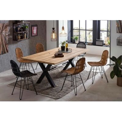 SIT Esstisch - 240x100cm - Natur/Antikschwarz - Rechteckig SIT Esstisch - 240x100cm - Natur/Antikschwarz - Rechteckig