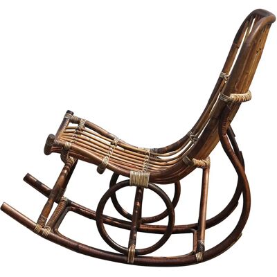 SIT - Vintage - naturel - Rotin Chaise à bascule - Publicité SIT - Vintage - naturel - Rotin Chaise à bascule - Publicité