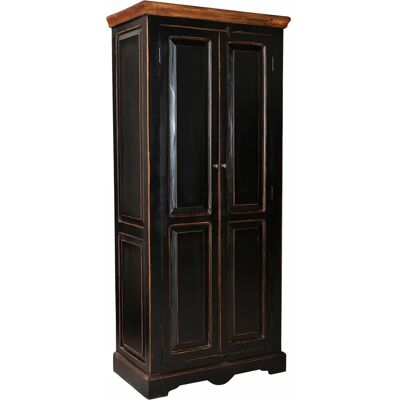 SIT Corsica Kleiderschrank - 2 Türen, Schwarz, 80x45x180 cm SIT Corsica Kleiderschrank - 2 Türen, Schwarz, 80x45x180 cm