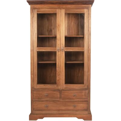 SIT Seadrift Recycling Teak Vitrine - Kolonialstil, 98x44x183.5cm SIT Seadrift Recycling Teak Vitrine - Kolonialstil, 98x44x183.5cm