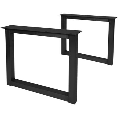SIT Möbel Tops & Tables Antikschwarz Tischgestell - 75cm x 15cm x 73cm SIT Möbel Tops & Tables Antikschwarz Tischgestell - 75cm x 15cm x 73cm