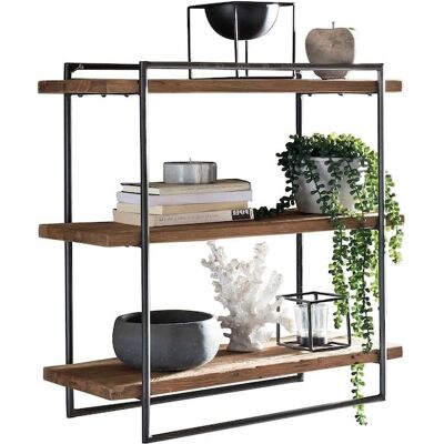 SIT Romanteaka Wandregal - Massiv Teak - Vintage - 61x60x22cm SIT Romanteaka Wandregal - Massiv Teak - Vintage - 61x60x22cm
