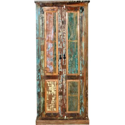 SIT Riverboat Kleiderschrank - Bunt Vintage 80x45x180cm SIT Riverboat Kleiderschrank - Bunt Vintage 80x45x180cm