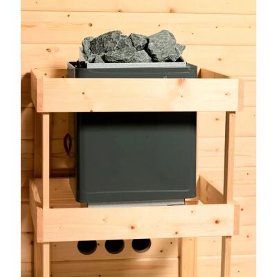 KARIBU Dima Sauna - 3,6-kW Plug & Play Ofen KARIBU Dima Sauna - 3,6-kW Plug & Play Ofen