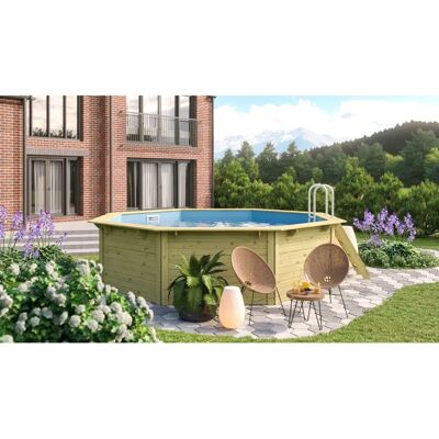 KONIFERA MADRID V2 - Achteckpool - 15950l - beige - Schwimmbecken KONIFERA MADRID V2 - Achteckpool - 15950l - beige - Schwimmbecken