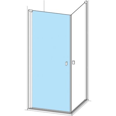HÜPPE - SolvaPro - 80x200 cm - Eck-Einstieg - Duschtür HÜPPE - SolvaPro - 80x200 cm - Eck-Einstieg - Duschtür