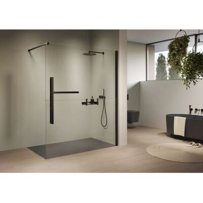 HÜPPE Duplo Pure Walk-In 4-Eck Seitenwand - 160cm - Rechtsbefestigung HÜPPE Duplo Pure Walk-In 4-Eck Seitenwand - 160cm - Rechtsbefestigung