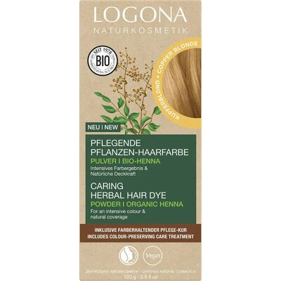 Logona Teinture capillaire blonde - Color végétal naturel en poudre 100 g Logona Teinture capillaire blonde - Color végétal naturel en poudre 100 g