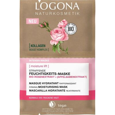 Logona Moisture Lift Rosas Organisch - Gezichtsmasker Logona Moisture Lift Rosas Organisch - Gezichtsmasker