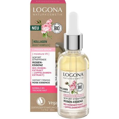 Logona Feuchtigkeitsserum mit Rosen-essenz - Zwei-Phasen-Serum für Hautstraffung & Feuchtigkeit Logona Feuchtigkeitsserum mit Rosen-essenz - Zwei-Phasen-Serum für Hautstraffung & Feuchtigkeit