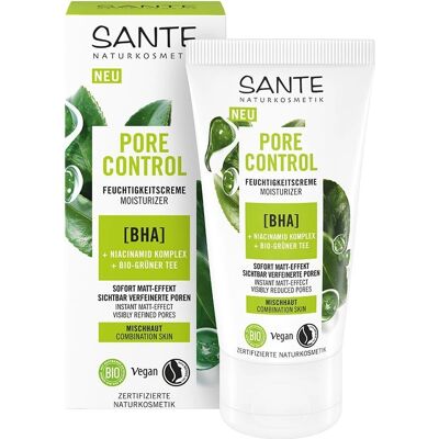 Sante Naturkosmetik Crème Hydratante - Contrôle des Pores avec BHA & Niacinamide - Publicité Sante Naturkosmetik Crème Hydratante - Contrôle des Pores avec BHA & Niacinamide - Publicité