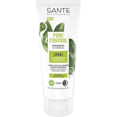 Sante Naturkosmetik - Gezichtsreiniger - Pori Controle, BHA, Niacinamide, Organische Groene Thee Sante Naturkosmetik - Gezichtsreiniger - Pori Controle, BHA, Niacinamide, Organische Groene Thee