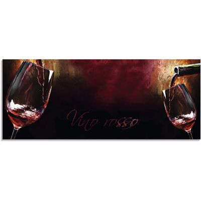 ARTLAND Wein Rotwein Glas Wandbild - Wandbild ARTLAND Wein Rotwein Glas Wandbild - Wandbild