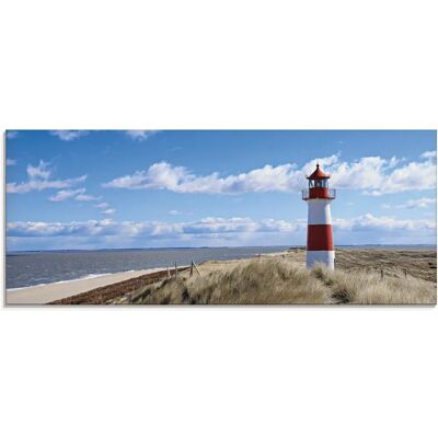 ARTLAND Leuchtturm Sylt Glasbild - Wanddekoration ARTLAND Leuchtturm Sylt Glasbild - Wanddekoration