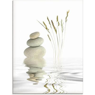 ARTLAND Zen Friede Glasbild - Modern Wanddekoration ARTLAND Zen Friede Glasbild - Modern Wanddekoration