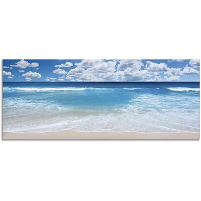 ARTLAND Strandlandschaft Glasbild - Wandkunst ARTLAND Strandlandschaft Glasbild - Wandkunst