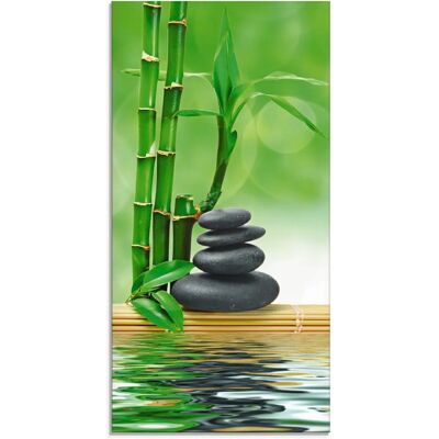 ARTLAND Zen Basaltsteine Glasbild - Wanddekoration ARTLAND Zen Basaltsteine Glasbild - Wanddekoration