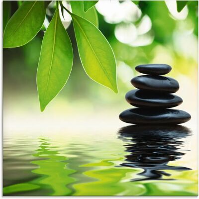 ARTland - Zen Steinpyramide auf Wasseroberfläche ARTland - Zen Steinpyramide auf Wasseroberfläche