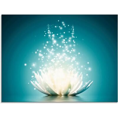 ARTLAND Glasbild "Magie der Lotus-Blume" - Wandbild ARTLAND Glasbild "Magie der Lotus-Blume" - Wandbild