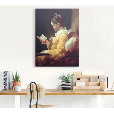ARTLAND Lesendes Mädchen. Um 1776 - Wandbild ARTLAND Lesendes Mädchen. Um 1776 - Wandbild