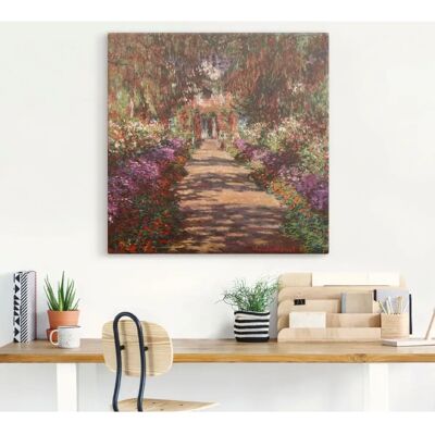ARTLAND - Weg in Monets Garten Giverny. 1902 - Wall Art ARTLAND - Weg in Monets Garten Giverny. 1902 - Wall Art
