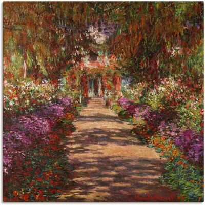ARTLAND - Weg in Monets Garten Giverny. 1902 - Wall Art ARTLAND - Weg in Monets Garten Giverny. 1902 - Wall Art
