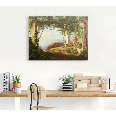 ARTLAND Sorrento. 1875 Wandbild - Grün - 80x60 cm ARTLAND Sorrento. 1875 Wandbild - Grün - 80x60 cm