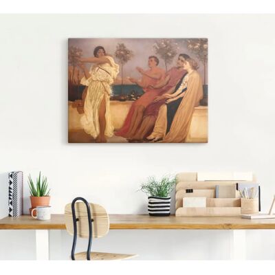 ARTLAND - Tanzendes griechisches Mädchen. - Wall art print ARTLAND - Tanzendes griechisches Mädchen. - Wall art print