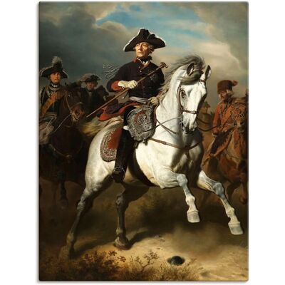 ARTLAND - Friedrich der Große zu Pferde. 1861 - Wandkunst ARTLAND - Friedrich der Große zu Pferde. 1861 - Wandkunst
