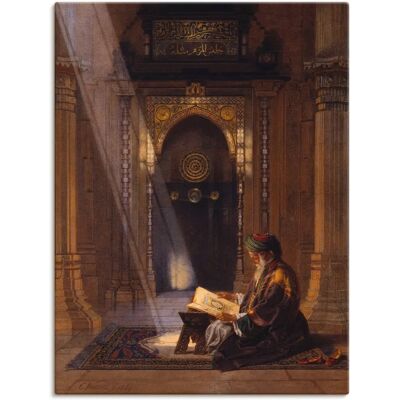 ARTLAND In der Moschee. 30x40 Leinwand braun Wandbild ARTLAND In der Moschee. 30x40 Leinwand braun Wandbild