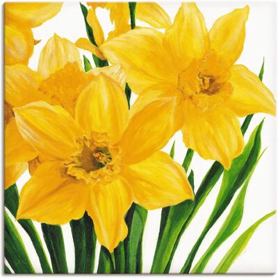 ARTland - Gelbe Narzissen - 30x30 cm - Alu-Dibond - Wandbild ARTland - Gelbe Narzissen - 30x30 cm - Alu-Dibond - Wandbild