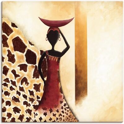 ARTLAND Afrikanische Frau II - Leinwandbild ARTLAND Afrikanische Frau II - Leinwandbild