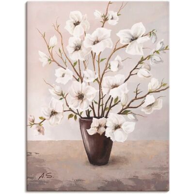 ARTLAND - Magnolien - 30x40 cm - grau - Wall art ARTLAND - Magnolien - 30x40 cm - grau - Wall art