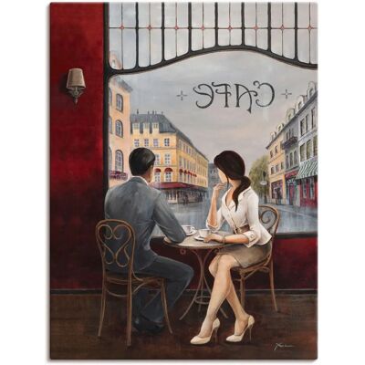 ARTLAND - Café - Rot - 30x40 cm - Wandbild ARTLAND - Café - Rot - 30x40 cm - Wandbild