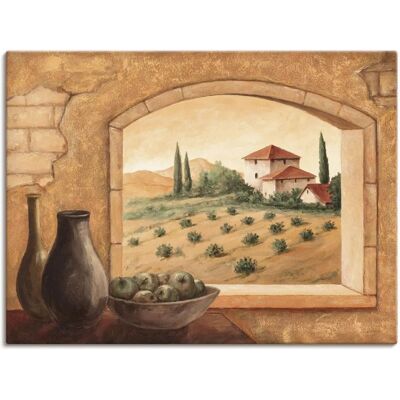 ARTLAND - Toskana - Beige - 40x30 cm - Canvas Print ARTLAND - Toskana - Beige - 40x30 cm - Canvas Print