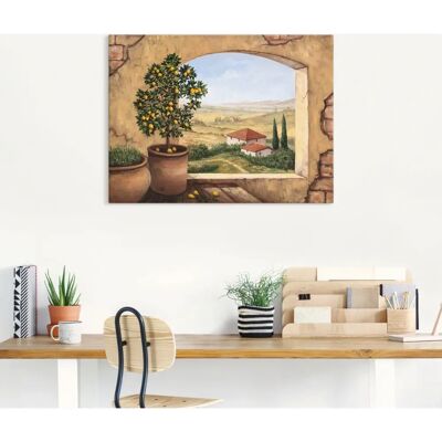 ARTland - Fenster in der Toskana - 40x30 cm - Wall art ARTland - Fenster in der Toskana - 40x30 cm - Wall art