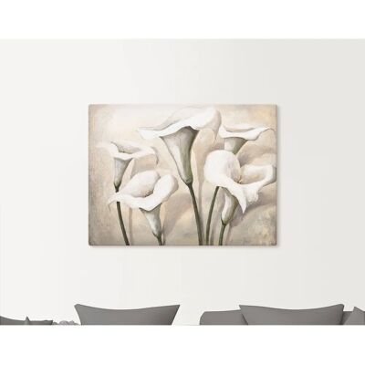 ARTLAND Callas I Beiges Wandbild - Leinwand, Alu & Poster - 40x30cm ARTLAND Callas I Beiges Wandbild - Leinwand, Alu & Poster - 40x30cm