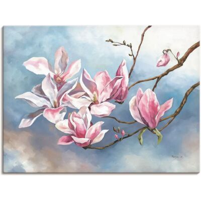 ARTLAND - Magnolienzweig - 40x30 cm - Leinwandbild - Wall art ARTLAND - Magnolienzweig - 40x30 cm - Leinwandbild - Wall art
