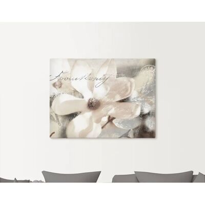 ARTLAND Magnolie_Detail Weiß Wandbild - 40x30cm ARTLAND Magnolie_Detail Weiß Wandbild - 40x30cm