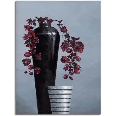 ARTLAND Metallische Vasen 45x60cm Wandbild - Leinwand & Alu ARTLAND Metallische Vasen 45x60cm Wandbild - Leinwand & Alu