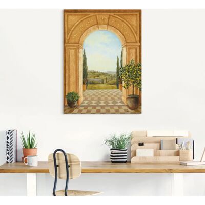 ARTLAND Zitronenbaum Ausblick Wandbild ARTLAND Zitronenbaum Ausblick Wandbild